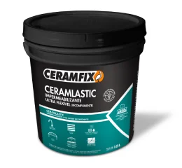 Manta Líquida Cimentícia Ceramlastic Cinza 18 kg Ceramfix